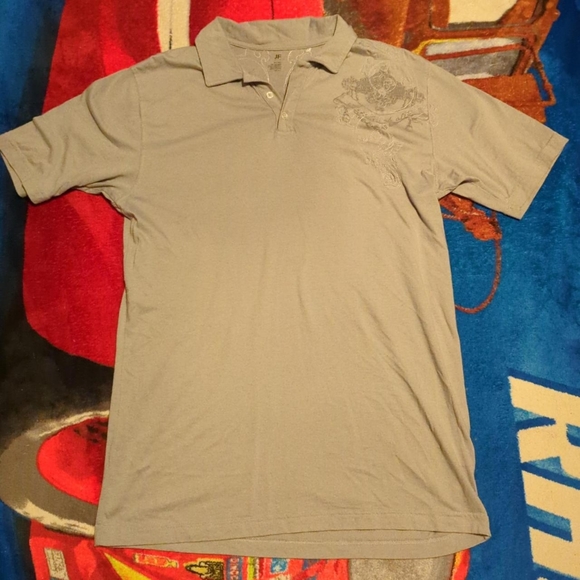 Vintage Y2K j ferral polo button mall goth shirt medium / large - Picture 2 of 5